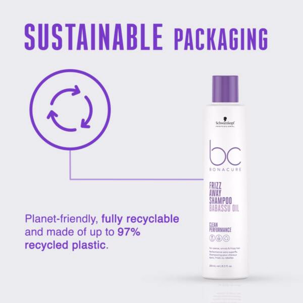 SCH Bc Frizz Away Shampoo Babassu Oil 250 ml - Image 3