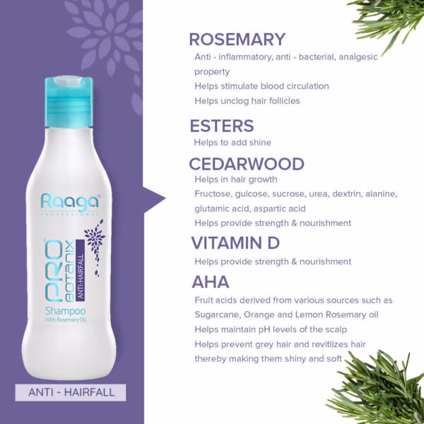 RAAGA PROBOTANIX ANTI HAIRFALL SHAMPOO (200ml) - Image 3