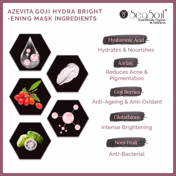 AZEVITA GOJI HYDRA BRIGHTENING MASK (100 g) - Image 3