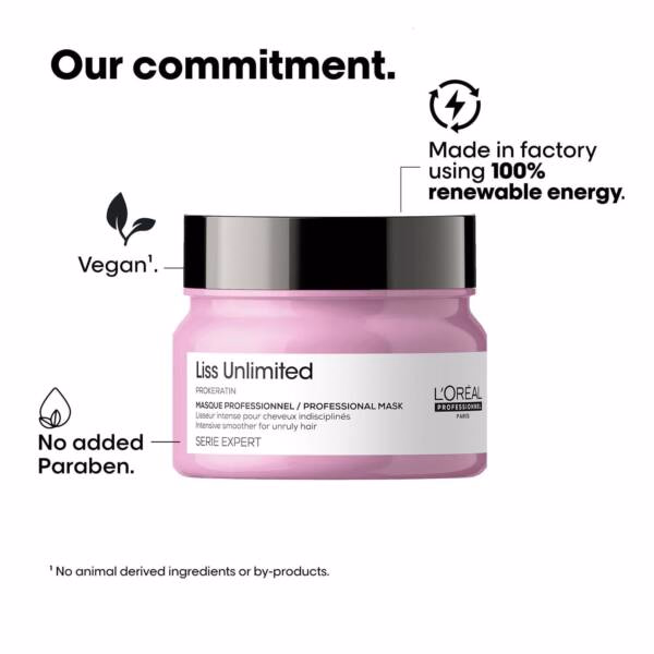 Loreal Professionnel Liss Unlimited Shampoo 300ml, Hair Mask 250gm & Hair Serum 125ml, Serie Expert - Image 7
