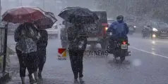 #rainalert | അടുത്ത അഞ്ച് ദിവസം മഴ തുടരും, ഓറഞ്ച്, യെല്ലോ അലർട്ട് പ്രഖ്യാപിച്ചു 