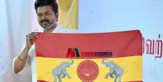 #vijay |  'ടിവികെ പതാകയിലെ ആനയുടെ ചിത്രം നീക്കണം', വിജയ്ക്ക് വക്കീൽ നോട്ടീസ്