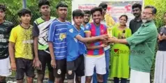 #footballtournament | കിരീടം സ്വന്തമാക്കി; നാദാപുരത്ത് സംഘടിപ്പിച്ച ഫുട്ബോൾ ടൂർണമെന്റിൽ ജേതാക്കളായി വാണിമേൽ 