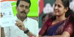 'തന്‍റെ ഭർത്താവ് ഏക്കർ കണക്കിന് ഭൂമി വാങ്ങിയെന്ന് ഷമ്മാസ് തെളിയിക്കണം'; ഇല്ലേൽ നിയമനടപടിയെന്ന് പി പി ദിവ്യ