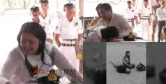 വിനയുടെ മൃതദേഹത്തിനരികെ ജയ് ഹിന്ദ് വിളിച്ച് സല്യൂട്ട് നല്‍കി ഹിമാന്‍ഷി; അതിവൈകാരിക രംഗങ്ങൾ, മൃതദേഹം കൊണ്ടുപോയി