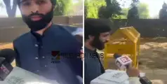 പാകിസ്ഥാൻ ഹൈക്കമ്മീഷനിലേക്ക് കേക്കുമായി പോകുന്ന വീഡിയോയെച്ചൊല്ലി സോഷ്യൽ മീഡിയയിൽ പ്രതിഷേധം
