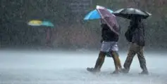 ഞായറാഴ്ച വരെ ഇടിമിന്നലോട് കൂടിയ മഴ; മണിക്കൂറില്‍ 50 കിലോമീറ്റര്‍ വേഗത്തില്‍ ശക്തമായ കാറ്റ്