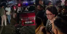 കൽപറ്റയിലേക്കുള്ള യാത്രമധ്യേ വാഹനാപകടം; റോഡിലേക്കിറങ്ങി പ്രിയങ്ക; വാഹനവ്യൂഹത്തിലെ ഡോക്ടറെ വരുത്തി ചികിത്സ ഉറപ്പാക്കി മടക്കം