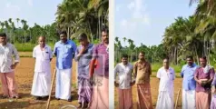 സമ്പൂർണ്ണ തരിശുരഹിത പാടശേഖരം: മുയ്യം വയലിൽ  നെൽകൃഷി നടത്താനുള്ള വിത്തിടൽ പ്രവൃത്തി ഉദ്ഘാടനം ചെയ്തു