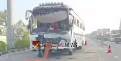 ടൂറിസ്റ്റ് ബസ് കണ്ടെയ്നർ ലോറിക്ക് പിന്നിൽ ഇടിച്ച് അപകടം; 28 പേർക്ക് പരിക്ക് 