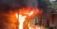 കണ്ണൂർ ചെറുപുഴയിൽ റബർ പുകപ്പുരയ്ക്ക് തീപിടിച്ചു; 10 ലക്ഷം രൂപയുടെ നഷ്ടം