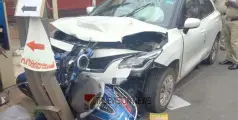 കോഴിക്കോട് ഉള്ള്യേരിയിൽ കാര്‍ സ്‌കൂട്ടറില്‍ ഇടിച്ച് സ്‌കൂട്ടര്‍ യാത്രക്കാരന് ഗുരുതര പരിക്ക്