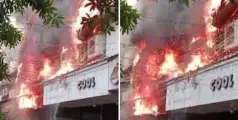കോഴിക്കോട് പുതിയ ബസ് സ്റ്റാൻഡിൽ വൻ തീപിടിത്തം: തുണിക്കട കത്തി; കൂടുതൽ കടകളിലേക്ക് തീപടരുന്നു