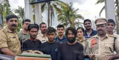 ബൈക്കിൽ കടത്തുകയായിരുന്ന കഞ്ചാവുമായി പൂവ്വത്ത് വെച്ച് മൂന്ന് യുവാക്കൾ പിടിയിലായി