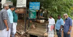 ധർമ്മശാല വെള്ളക്കെട്ട്; പി ഡബ്ല്യൂ ഡി ഉദ്യോഗസ്ഥർ പരിശോധന നടത്തി