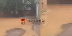 കാൽനടയാത്ര ദുസ്സഹം; ഇരിങ്ങണ്ണൂർ വെസ്റ്റ് എൽ.പി സ്കൂൾ റോഡിൽ  വെള്ളക്കെട്ട്