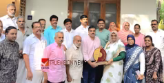 ഡി.വൈ.എസ്.പി ആയി സ്ഥാനക്കയറ്റം ലഭിച്ച എം പി ആസാദിന് അനുമോദനം 