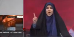 ഞെട്ടിക്കുന്ന ദൃശ്യങ്ങൾ; തത്സമയ അവതരണത്തിനിടെ ഇറാനിലെ വാ‍ർത്താ ചാനലിൽ ഇസ്രയേൽ ആക്രമണം, വീഡിയോ