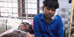 വീട്ടുകാരെ കുത്തിപ്പരിക്കേൽപ്പിച്ച് മോഷണം; ഉറങ്ങിക്കിടന്ന വീട്ടമ്മയുടെ കഴുത്തിൽ നിന്ന് മാല അറുത്തെടുത്തു