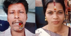 കത്രിക കൊണ്ട് ഭാര്യയെ കൊലപ്പെടുത്തി ഭർത്താവ് 