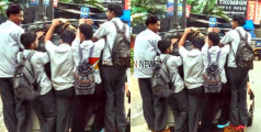 സ്വകാര്യ ബസുകളില്ല; തൊട്ടില്‍പ്പാലം -ചാത്തങ്കോട്ടുനട റൂട്ടുകളില്‍ ജീപ്പിൽ തൂങ്ങിപ്പിടിച്ച് വിദ്യാർത്ഥികളുടെ യാത്ര 