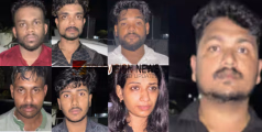ടീം വർക്ക് ആണോ?  എംഡിഎംഎയുമായി യുവതി ഉൾപ്പെടെ ഏഴു പേർ പിടിയിൽ