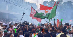 'കൈ'പ്പിടിയില്‍ നിലമ്പൂര്‍; ആര്യാടൻ ഷൗക്കത്തിന്റെ ലീഡ് 10,000 കടന്നു, ഇടറി സ്വരാജ്