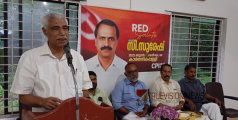 റെഡ് സല്യൂട്ട്; സി സുരേഷിന് ആദരാഞ്ജലികൾ അർപ്പിച്ച് സി പി ഐ 