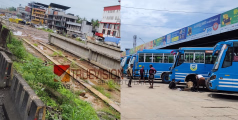 മിന്നൽ സമരം; വടകരയിൽ റോഡ് ഗതാഗതം താറുമാറായി, സ്വകാര്യ ബസ്സുകൾ സർവ്വീസ് നിർത്തി