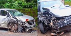 കോഴിക്കോട് മാവൂരിൽ കാറുകൾ കൂട്ടി ഇടിച്ച് അപകടം; രണ്ടുപേർക്ക് പരിക്ക് 