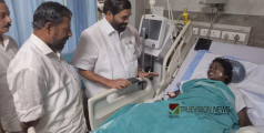 'ചികിത്സയടക്കം എല്ലാ സഹായവും സർക്കാർ ഉറപ്പാക്കും'; നവമിയെയും അലീനയെയും ആശുപത്രിയിലെത്തി സന്ദർശിച്ച് മന്ത്രി വി.എൻ വാസവൻ