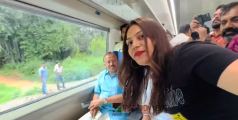 വെട്ടിലായി ബിജെപി, കേരളത്തിലെ വന്ദേഭാരത് ഉദ്ഘാടന യാത്രയിലും ജ്യോതി മല്‍ഹോത്ര; വി. മുരളീധരനൊപ്പം യാത്രചെയ്തു