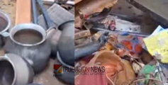 വടകരയിൽ പാചക വാതക സിലിണ്ടറിൽ നിന്ന് തീ പടർന്ന് വീടിന് തീപിടിച്ചു