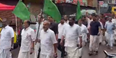 പണിമുടക്ക് ദിവസം ജോലിക്കെത്തിയ  അധ്യാപകർക്കെതിരായ വധഭീഷണി ; പാറാട് മുസ്ലിം ലീഗിൻ്റെ പ്രതിഷേധം