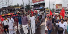 'വേണ്ടിവന്നാൽ തലയും വെട്ടും'; പൊലീസിനെതിരെ കുമ്പളയിൽ സിപിഐഎം കൊലവിളി പ്രകടനം