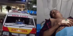 ഒരു ജീവന് വേണ്ടി ഓടിയപ്പോൾ മറ്റൊരു ജീവൻ കണ്ടില്ലേ ....! രാത്രിയിൽ ചീറിപ്പാഞ്ഞെത്തിയ ആംബുലന്‍സ് റോഡരികിൽ നിന്നയാളെ ഇടിച്ചുതെറിപ്പിച്ചു
