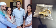 കാക്കേ അപ്പമാണെന്ന് കരുതിയോ ? കാക്ക കൊത്തിക്കൊണ്ടുപോയ സ്വർണവള മൂന്ന് വർഷത്തിനുശേഷം തിരികെ ലഭിച്ചു