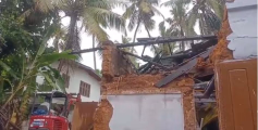 തലശേരിയിൽ വീടിൻ്റെ മേൽക്കൂര തകർന്ന് വീണു ; ഒരാൾക്ക് പരിക്ക്