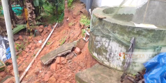 കൂത്ത്പറമ്പിൽ കനത്ത മഴയിൽ മണ്ണിടിഞ്ഞ് കിണറിൻ്റെ സംരക്ഷണഭിത്തി ഉൾപ്പടെ തകർന്നു ; വീട് അപകടാവസ്ഥയിൽ