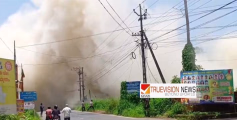 ധർമ്മടത്ത് തീപ്പെട്ടി കമ്പിനിയിൽ തീപ്പിടുത്തം ; കാൽ ലക്ഷത്തോളം രൂപയുടെ നാശനഷ്ടം