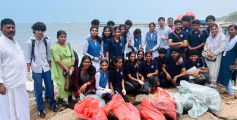 ലോക പ്രകൃതി സംരക്ഷണ ദിനാചരണത്തിന്റെ ഭാഗമായി തലശ്ശേരി കടല്‍പ്പാലവും പരിസരവും ശുചീകരിച്ചു.