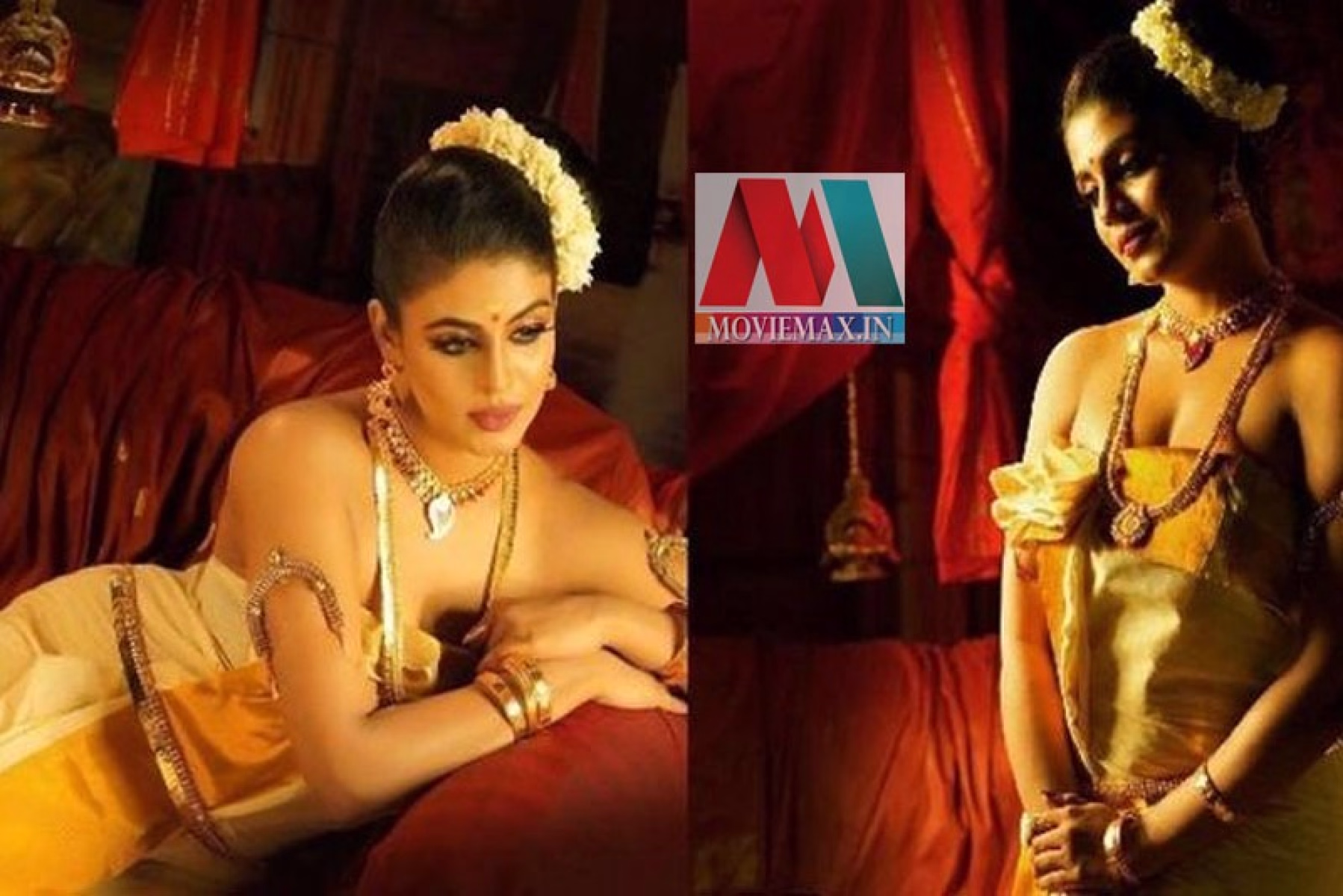 കസവണിഞ്ഞ് അതീവ സുന്ദരിയായാണ് ഇനിയ