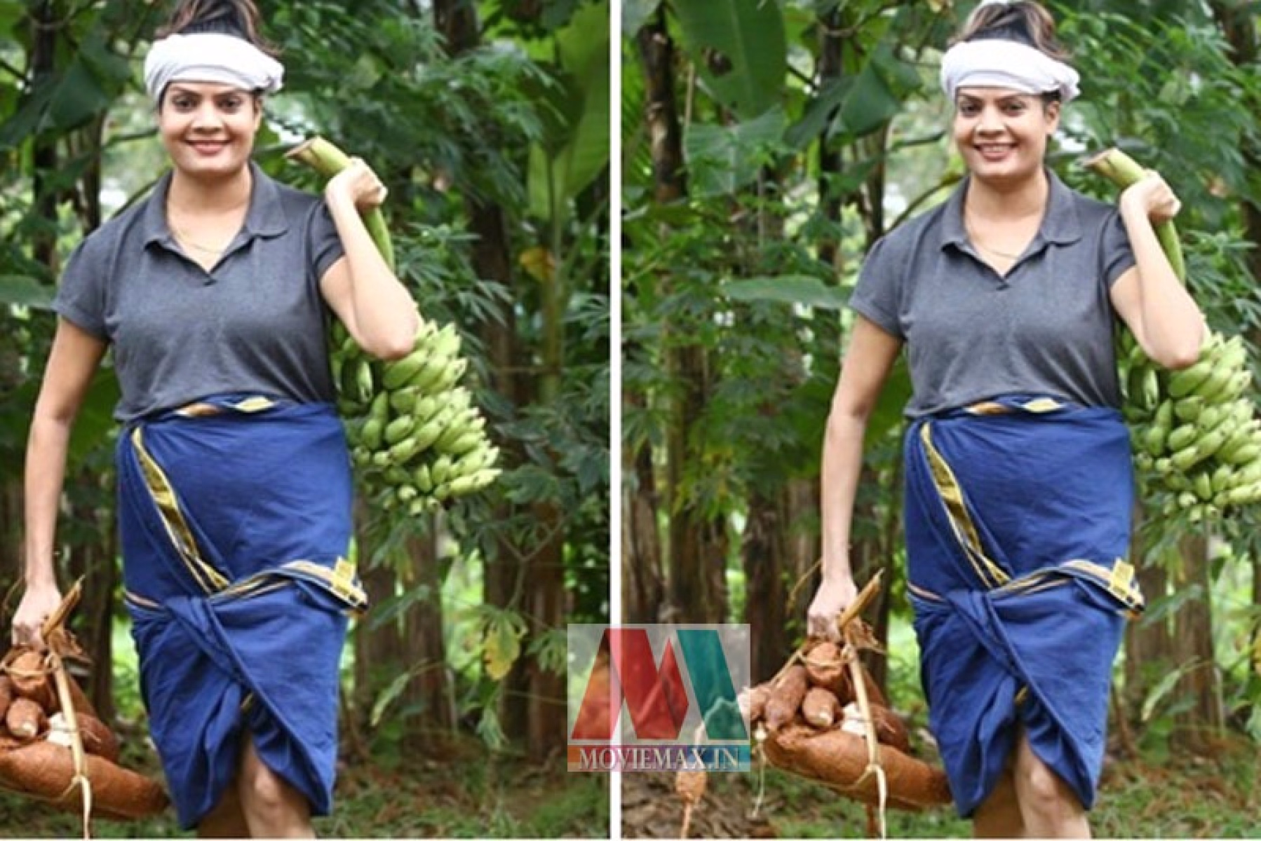 വാഴക്കുലയേന്തി കര്‍ഷക സ്ത്രീയായി സുബി ഫോട്ടോ ഏറ്റെടുത്ത് ആരാധകര്‍ 
