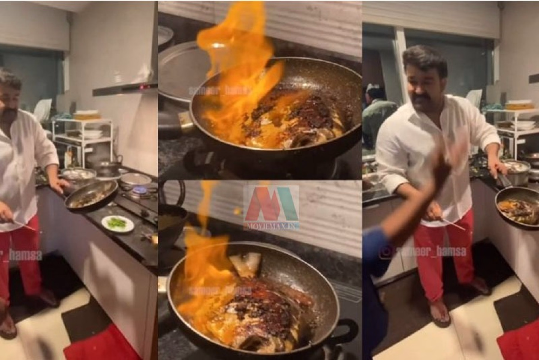 വീണ്ടും പാചക ട്രിക്കുമായി ലാലേട്ടന്‍ ഏറ്റെടുത്ത് ആരാധകര്‍ 