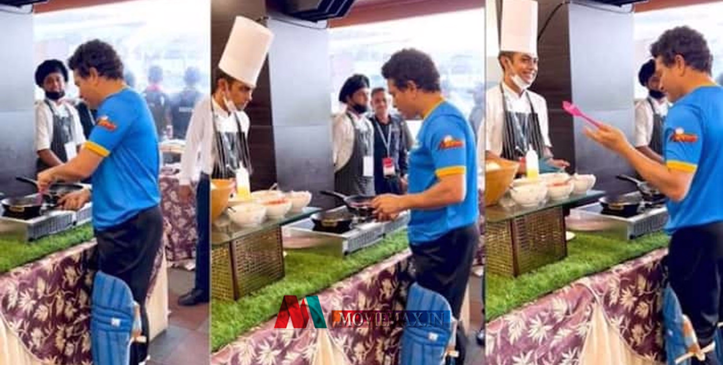 നിഷ്പ്രയാസം ഓംലറ്റ് മറിച്ച് സച്ചിന്‍ ടെന്‍ഡുല്‍ക്കര്‍; വീഡിയോ വൈറല്‍