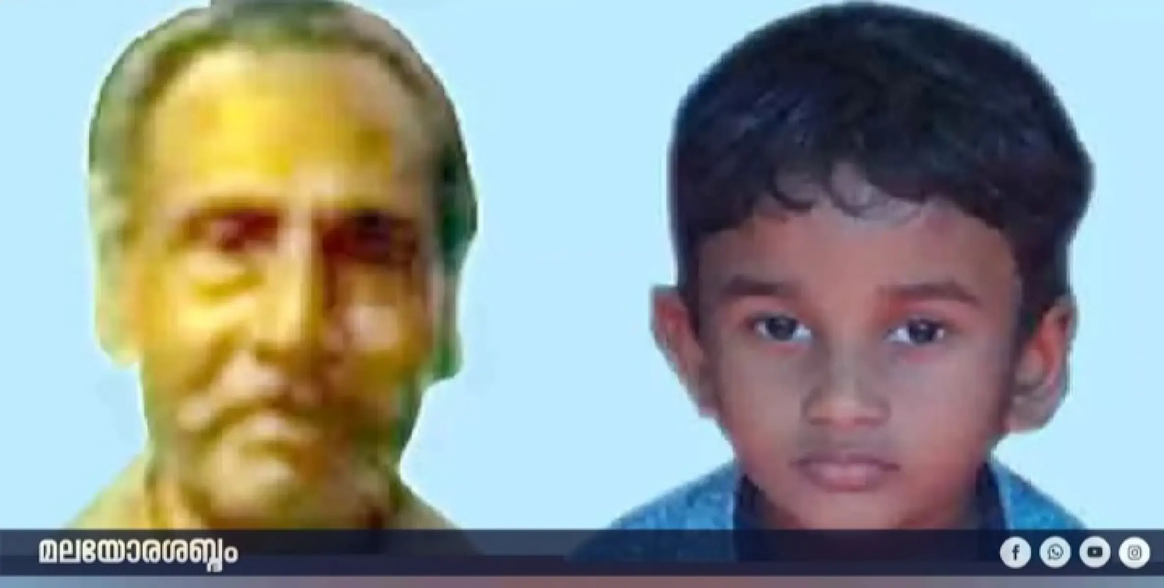 കാ​ർ മ​തി​ലി​ലി​ടി​ച്ച് ഗൃ​ഹ​നാ​ഥ​നും പേ​ര​മ​ക​നും മ​രി​ച്ചു.