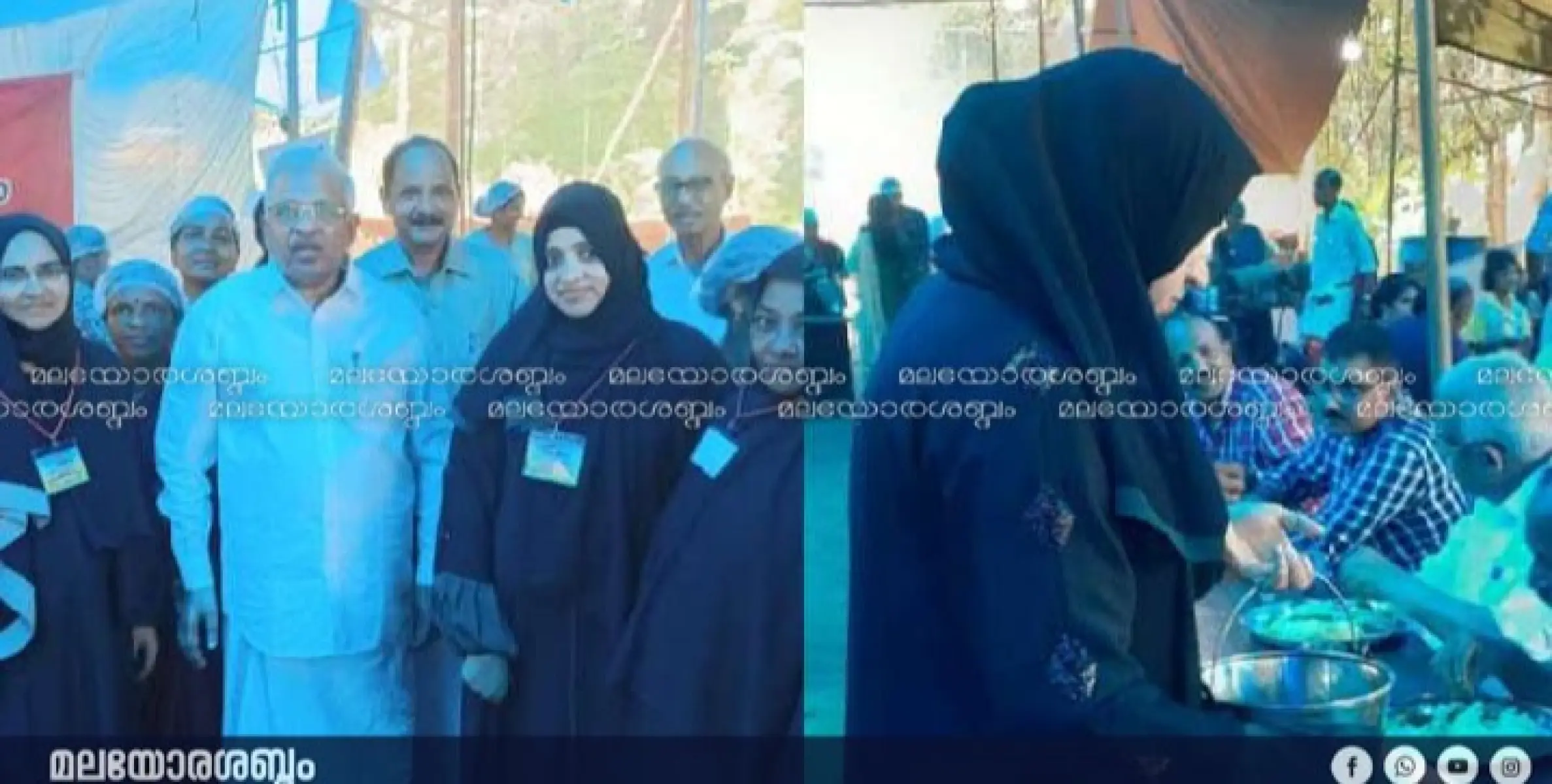 ‘കൊട്ടിയൂര്‍ ക്ഷേത്രത്തിലെ തീര്‍ത്ഥാടകര്‍ക്ക് ഭക്ഷണം വിളമ്പി പര്‍ദ്ദയിട്ട സഹോദരിമാര്‍’; യഥാര്‍ത്ഥ കേരള സ്റ്റോറിയെന്ന് പി. ജയരാജന്‍