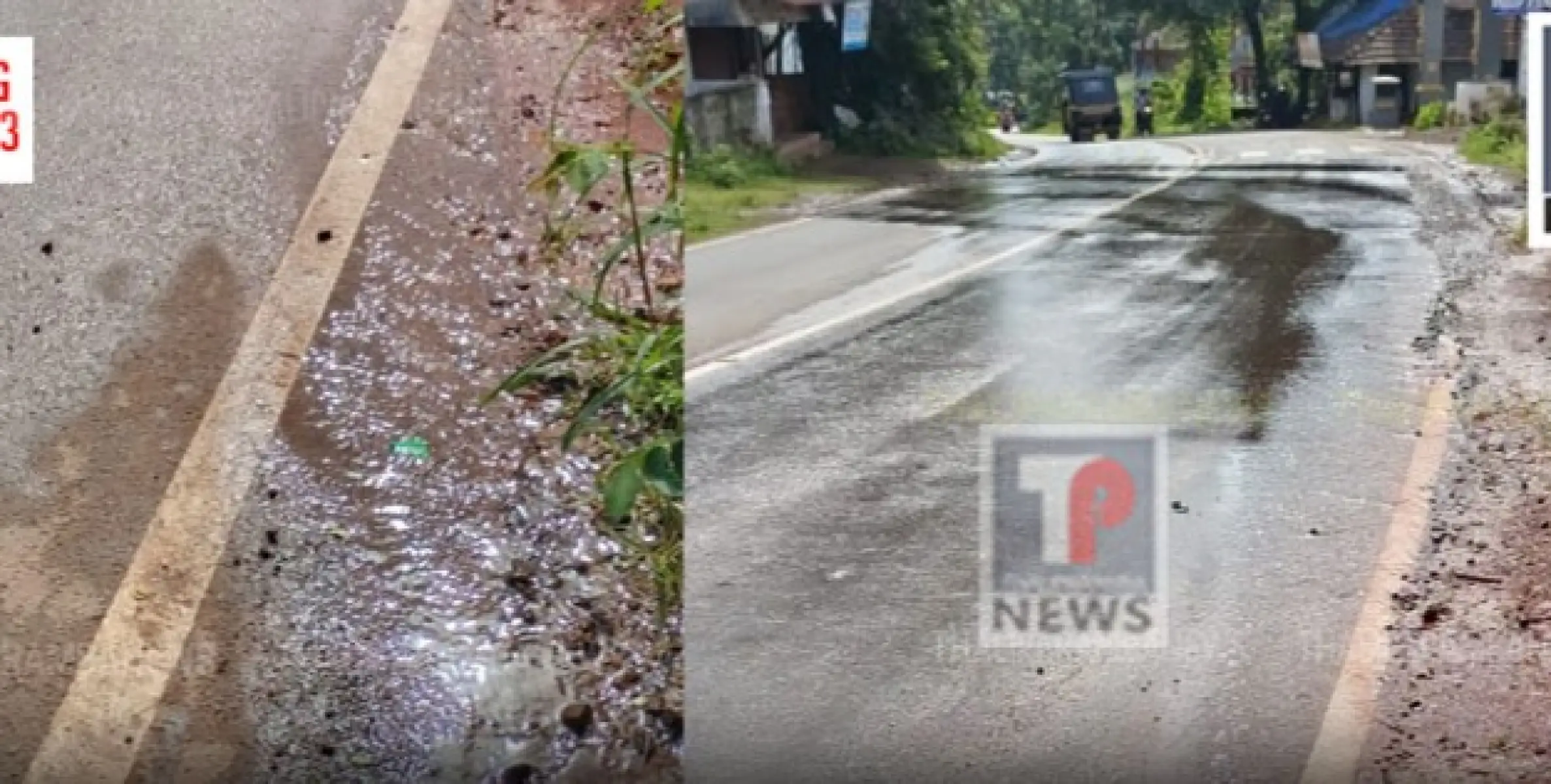 അഞ്ചാം പീടിക ധർമ്മശാല ചെറുകുന്ന് റോഡിൽ അപ്പപ്പീടികക്ക് സമീപം കുടിവെള്ള പൈപ്പ് പൊട്ടി വെള്ളം പാഴാകുന്നു