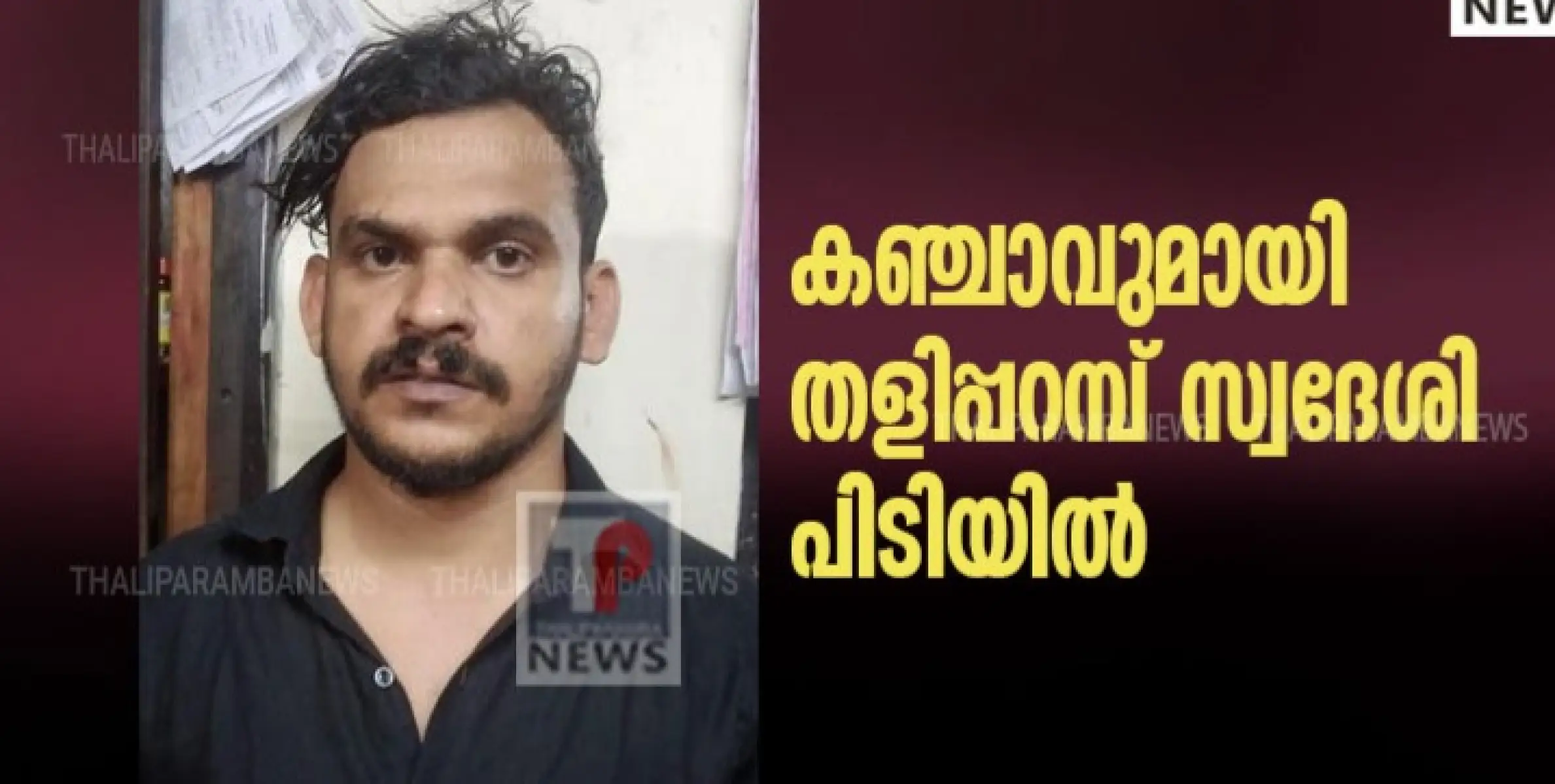 കഞ്ചാവുമായി തളിപ്പറമ്പ് സ്വദേശി പിടിയിൽ