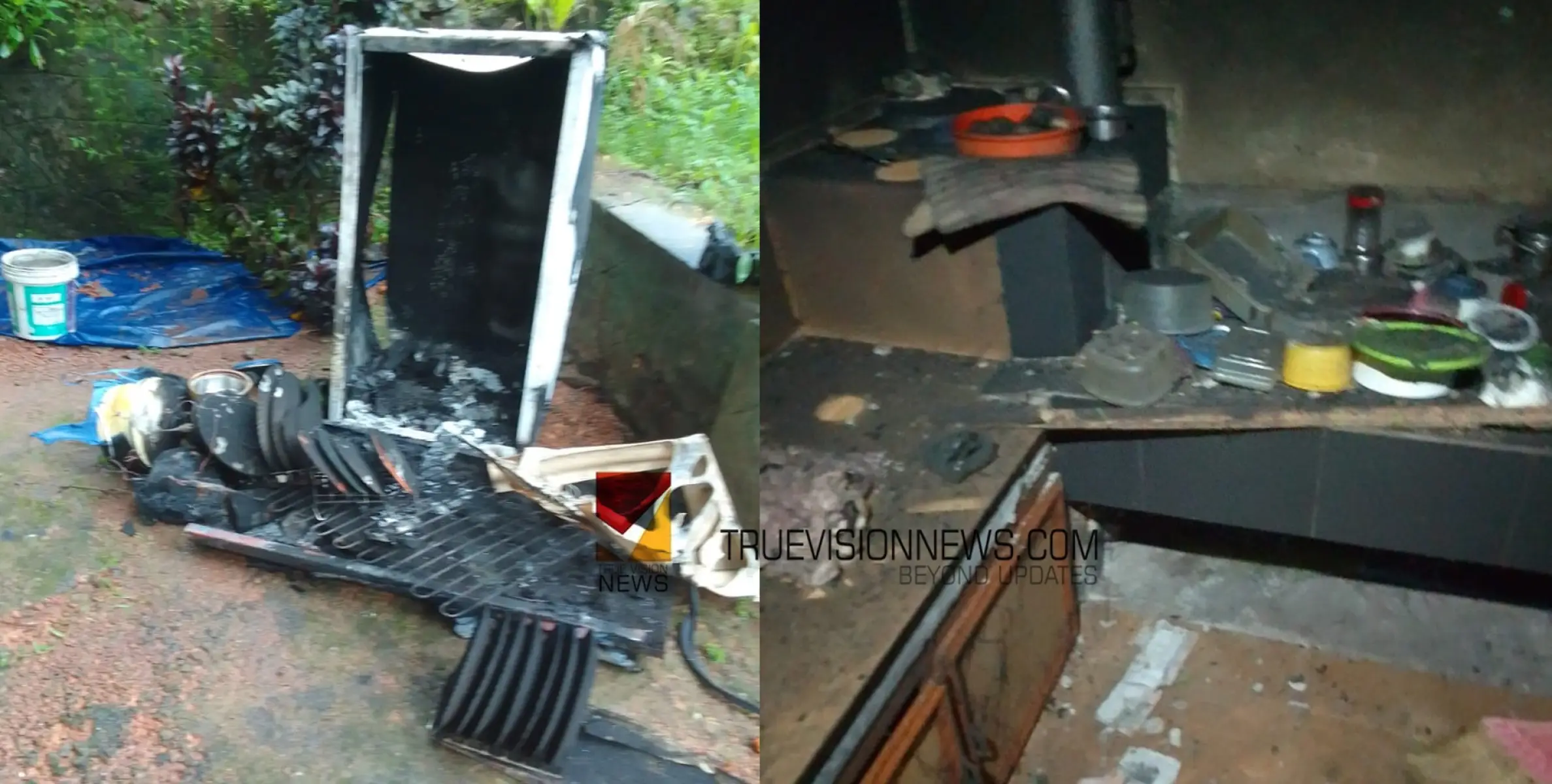 #exploded |  ആയഞ്ചേരിയിൽ വീട്ടിനകത്തെ ഫ്രിഡ്ജ് പൊട്ടിത്തെറിച്ച് അപകടം 